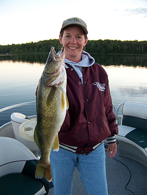 woman holding fish